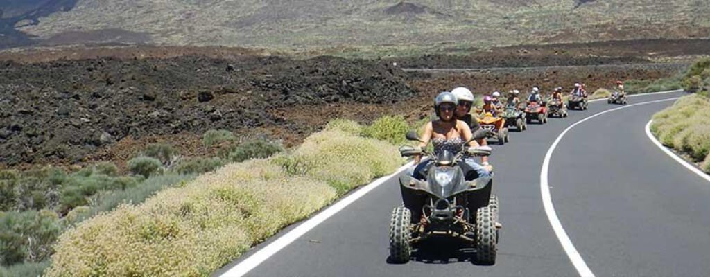 Most popular quad destination is Mt. Teide!