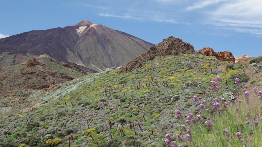 Teide National Park around the biggest Tenerife volcano