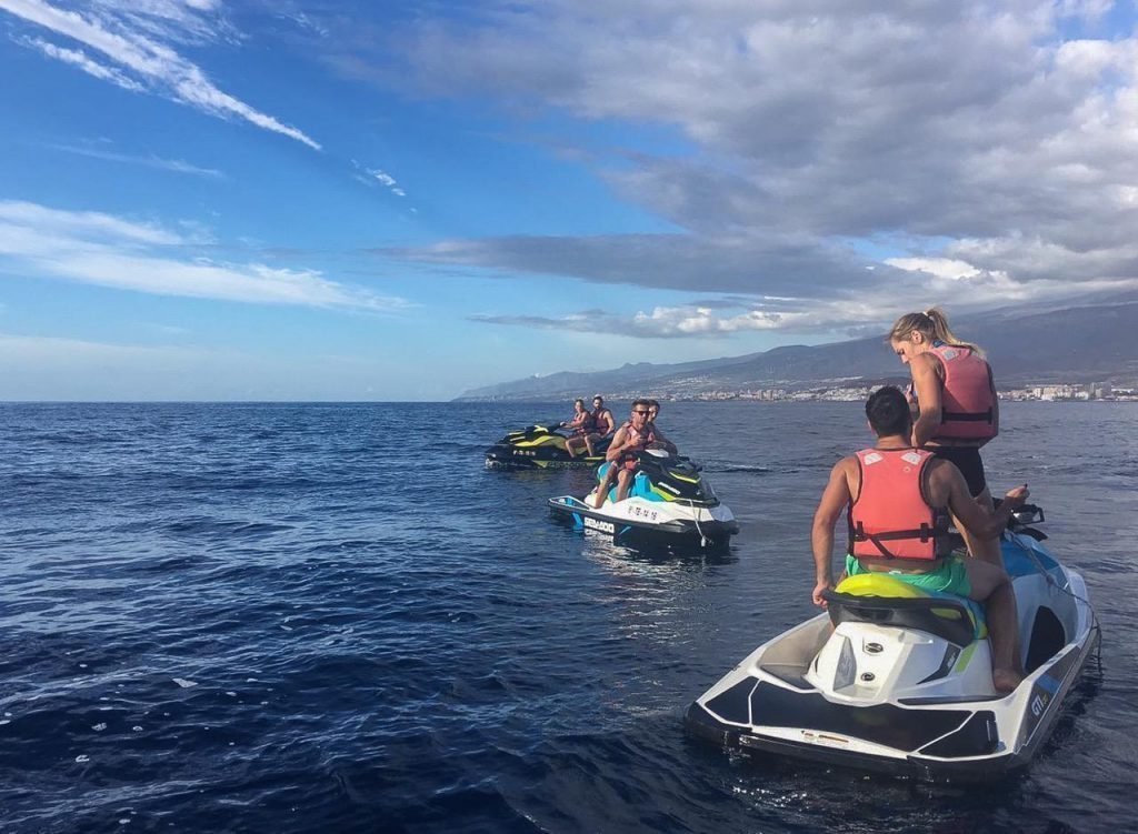 Jet Ski in Tenerife - in a tour