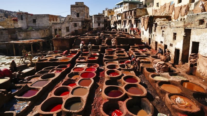 Things to do in Morocco - tanneries of Fez