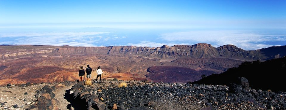 Calder of Tenerife Volcano