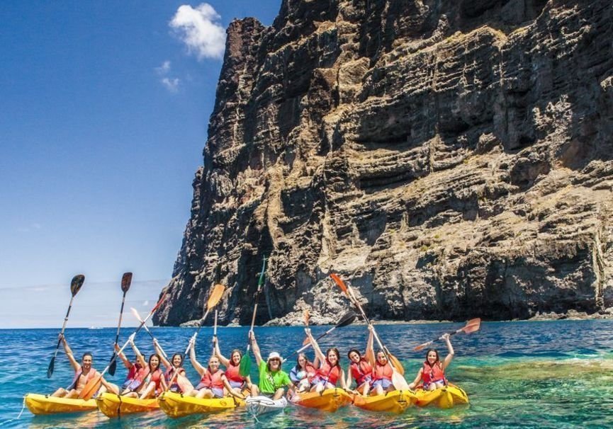 Kayaking in Tenerife - Los Gigantes