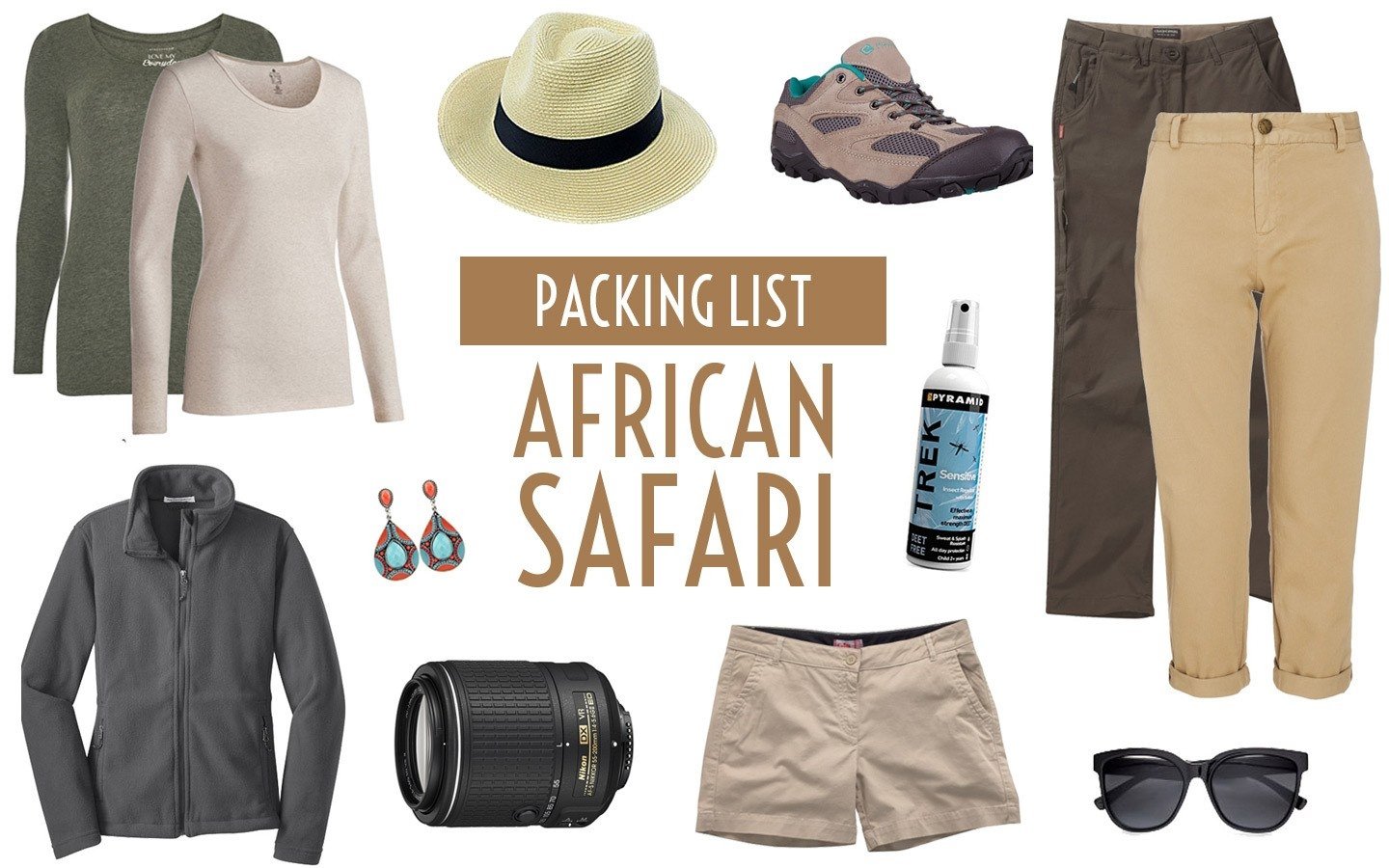 African Safari - packing list.